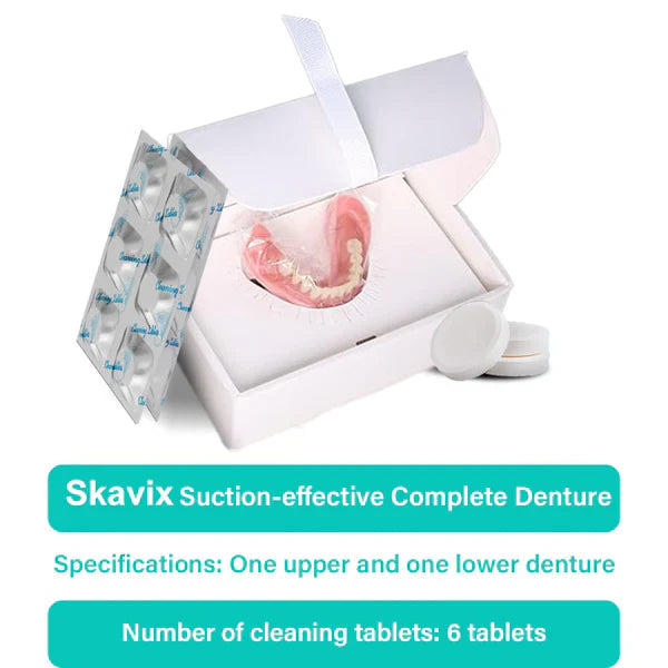 ✅ Made and Shipped from the UK| Smileasego™ Suction-fit Complete Denture 🍀