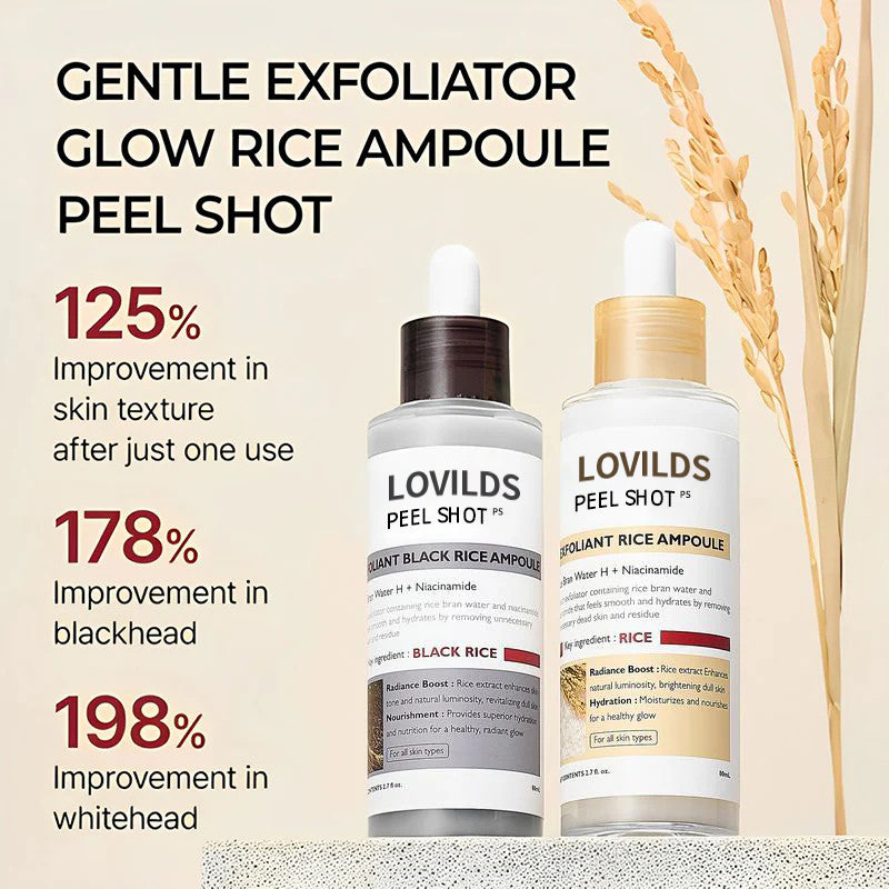 Final 3 Hours: 60% OFF🔥 Gentle Exfoliator Glow Rice Ampoule-Suitable for All Skin Types