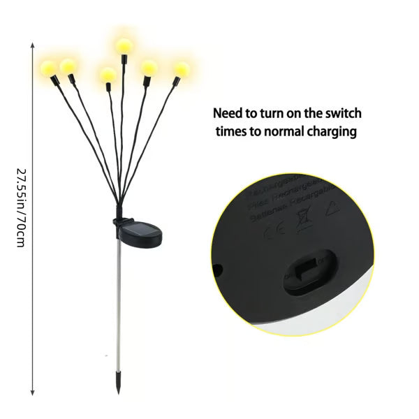 48% OFFđ„đ„IP65 Waterproof Solar Powered Firefly Light