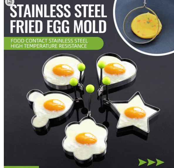 Stainless Steel Fried Egg Molds