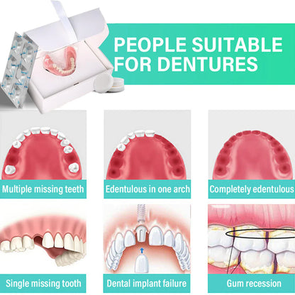 ✅ Made and Shipped from the UK| Smileasego™ Suction-fit Complete Denture 🍀