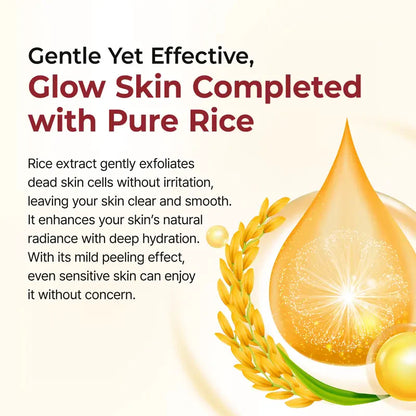 Final 3 Hours: 60% OFF🔥 Gentle Exfoliator Glow Rice Ampoule-Suitable for All Skin Types